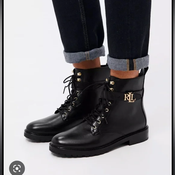 ブーツその他 LAUREN RALPH LAUREN Woman Boots Black 802937812 001 24925026_55793365_600.jpg